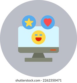 Le Gusta el diseño de iconos de vectores planos