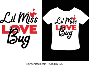 Lil Miss Love Bug Svg Design