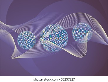 Lilac abstract background