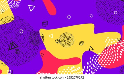 Lilac Artistic Artwork. Splash Texture. Terracotta Fluid Template. Mustard Kinder Print. Halftone Backdrop. Violet Memphis Fashion. Lavender Graphic Cover.