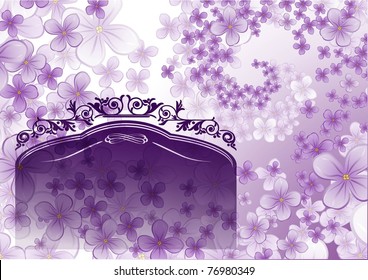 Lilac background