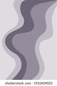 Lilac background with abstract shapes