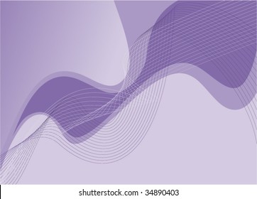 lilac background with with air wave