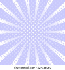 lilac background and confetti
