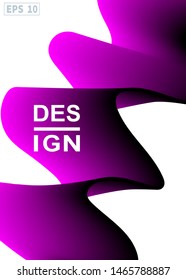 lilac black gradient background. Modern abstract cover. A cool gradient shapes the composition. Eps10 vector.The futuristic design of the posters.