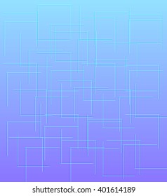 Lilac blue abstract background with right angle