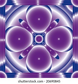 Lilac and blue ornamental vector background