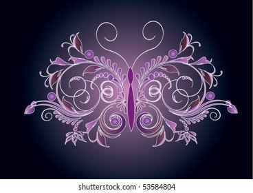 Lilac Butterfly