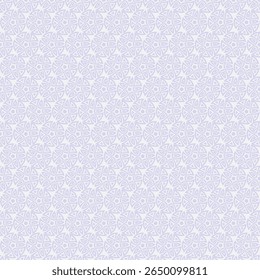 Lilac Circular Ornamental Pattern Design