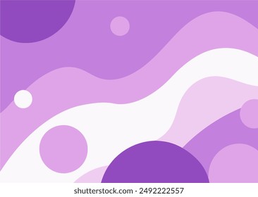 Lilac color abstract background with fluid shapes and gradients, perfect for modern designs.