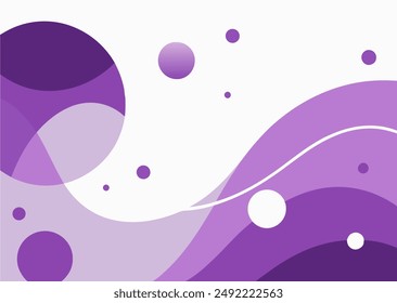 Lilac color abstract background with fluid shapes and gradients, perfect for modern designs.