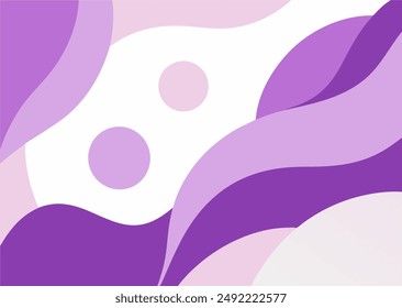 Lilac color abstract background with fluid shapes and gradients, perfect for modern designs.