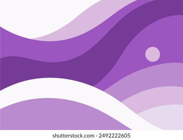 Lilac color abstract background with fluid shapes and gradients, perfect for modern designs.