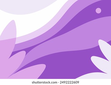 Lilac color abstract background with fluid shapes and gradients, perfect for modern designs.