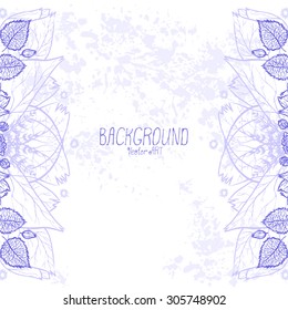Lilac day. Background. Vector artwork for design.