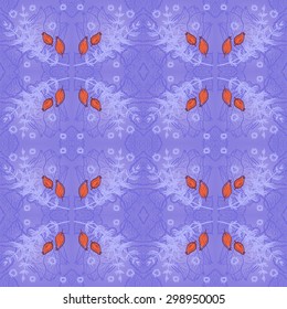 Lilac day. Vector artwork. 