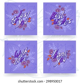 Lilac day. Vector artwork. 