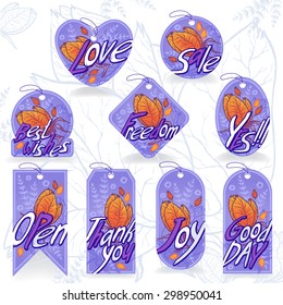 Lilac day. Vector artwork. 