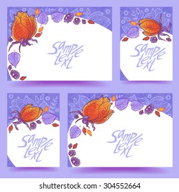Lilac day. Vector artwork for design.