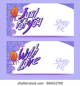 Lilac day. Vector artwork for design.