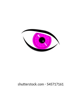lilac eye