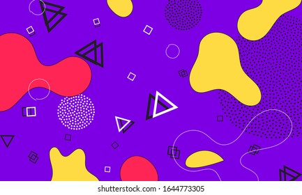 Lilac Flow Composition. Textile Ornament. Red Splash Design. Honey Memphis Cover. Circle Poster. Lavender Cool Elements. Violet Cute Flyer.