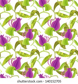 Lilac flowers on the white  background
