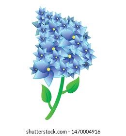 Lilac icon. Cartoon of lilac vector icon for web design isolated on white background