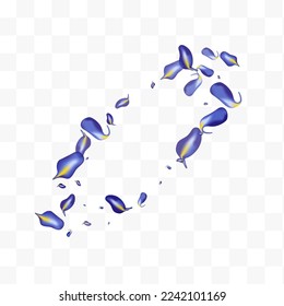Lilac Iris Nature Vector White Transparent Background Pattern. Realistic Foliage Backdrop. Violet Leaves Fly Wallpaper. Leaf Herbal Design.