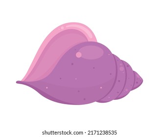 Lilac Sea Shell Sealife Icon