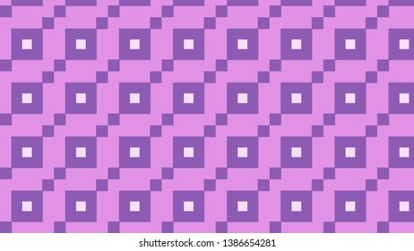 Lilac Square Background Pattern Vector