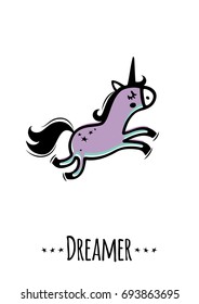 lilac unicorn