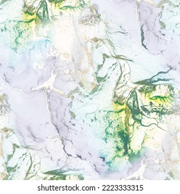 Lilac Water Color Watercolor. Wall Elegant Repeat. Blue Oriental Watercolor. Luxury Abstract Painting Light Marble Background. Gold Water Color Marble. Blue Ink Tile. Green Alcohol Ink Marble.