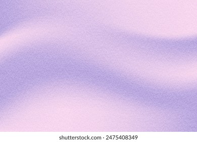 Lilac wavy liquid gradient background. Abstract blurred mix violet pink colors. Modern grain noice texture. Brochure, poster, banner, flyer, cover, card design template