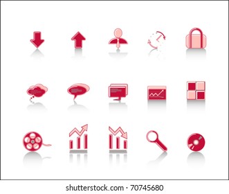 lilac Web Site & Internet icon set