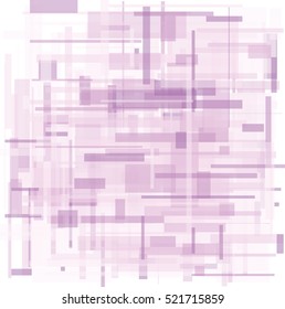 A lilac-purple abstract background made of squares and rectangles 