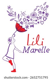 Projeto de arte vetorial Lili Marella