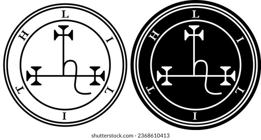 Lilith Lilit Lilitu Lilis She Female Demon Logo Icon Sign Symbol Emblem Badge Transparent No Background Vector EPS PNG Clip Art