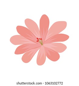 lily flower decorative icon