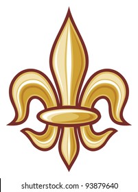 lily flower - heraldic symbol