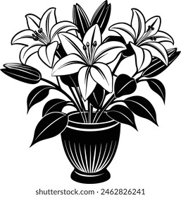 flor de lirio en el Vector de florero silhouette illustración.eps
10 eps
72 PPP
4000*4000