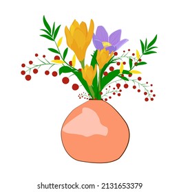 Lily flower top floral vector design graphics vector illustration Premium Vector
