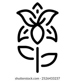 Lily icon for web, app, infographic, etc