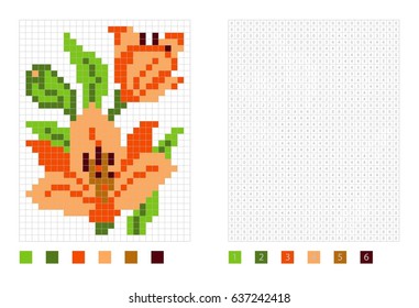 281 Pixel lily Images, Stock Photos & Vectors | Shutterstock