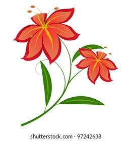 Lily red