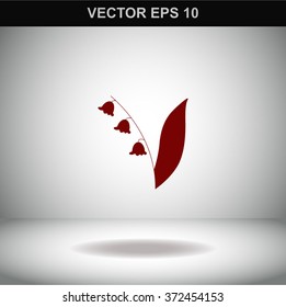 Lily of the valley. Vector illustration