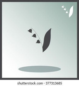 Lily of the valley. Vector illustration