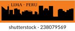 Lima, Peru (city silhouette)