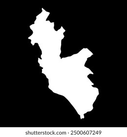 Provinz Lima Karte, Region in Peru. Vektorgrafik.