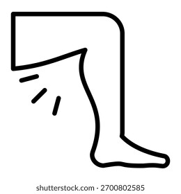 Elemento de icono de extremidad para diseño